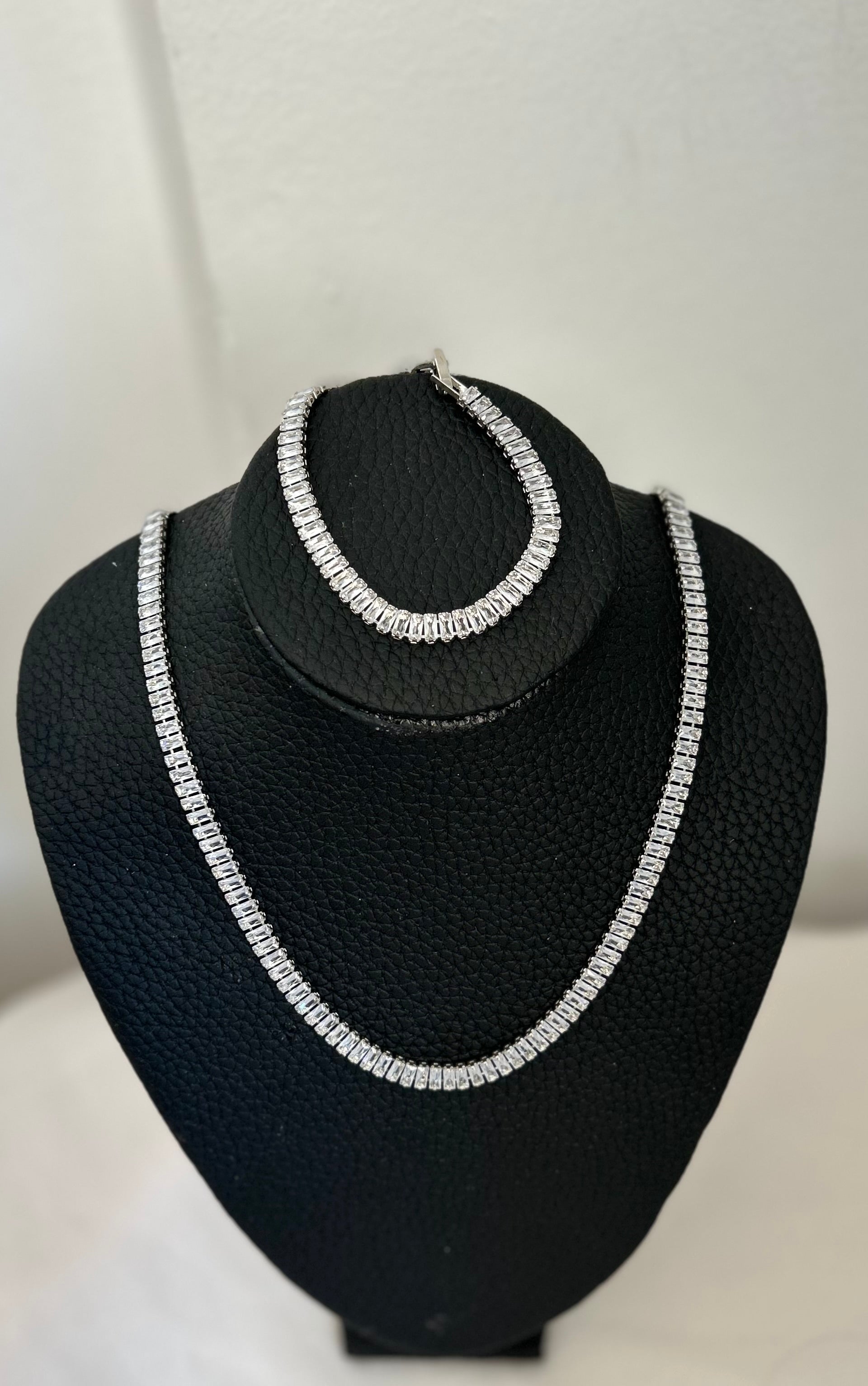 Silver Necklace&Bracelet