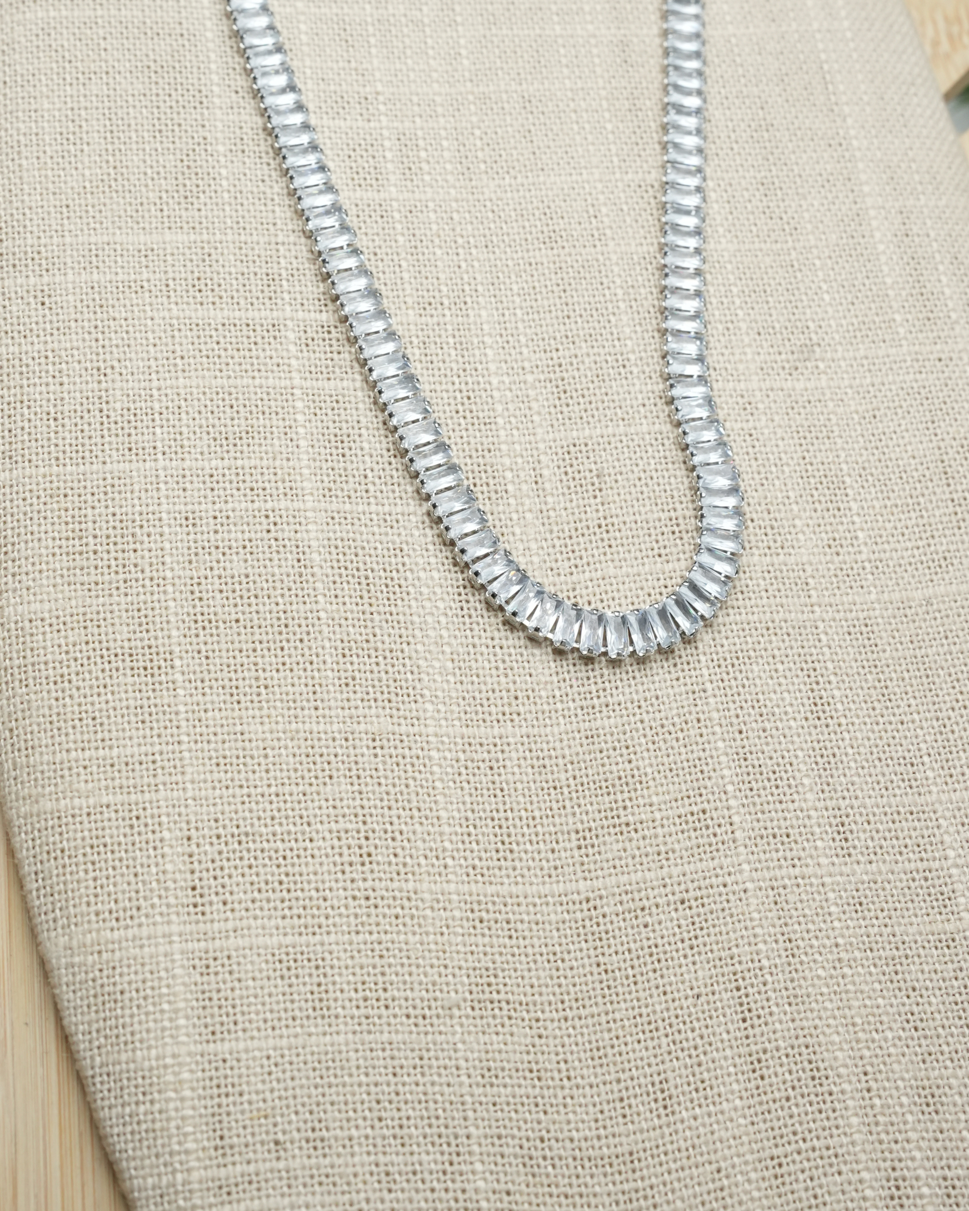 Tennis collier inoxydable