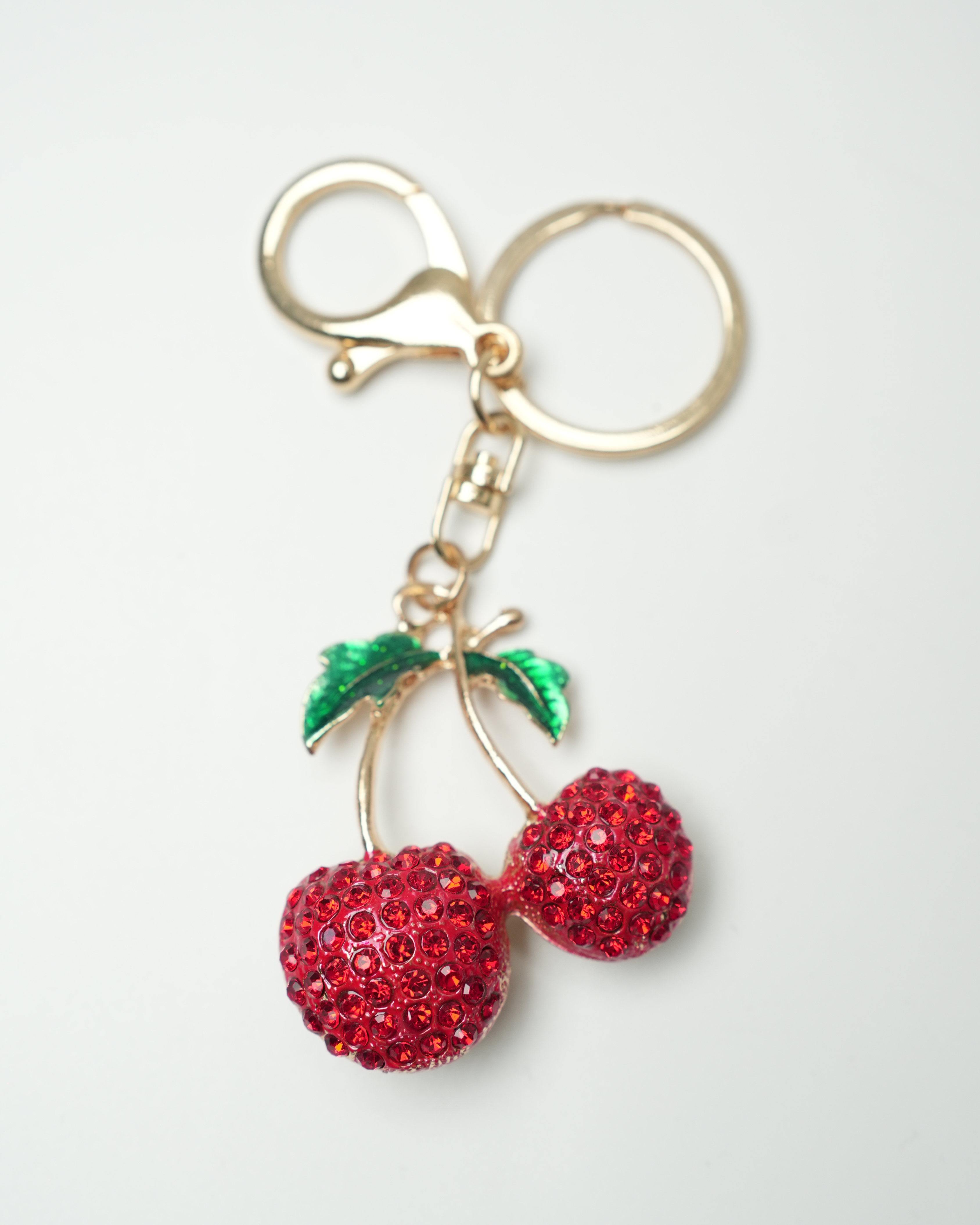 Porte-clés Cerises Rouges – Brillant & Élégant